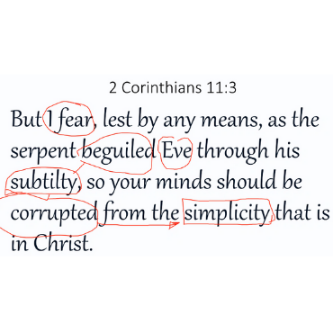 Verse by verse exposition of the Scriptures